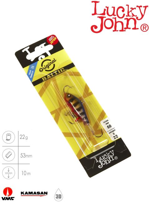 Балансир Lucky John BALTIC 5 с тр. 50мм/114 блистер Балансир Lucky John BALTIC 5 с тр. 50мм/114 блистер