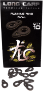 Кольцо LONG CARP Running Ring Oval для скользящей оснастки, овальное 10шт/уп (LC-823) Кольцо LONG CARP Running Ring Oval для скользящей оснастки, овальное 10шт/уп (LC-823)