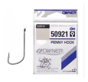 Крючок OWNER 50921-16 Penny Hook колечко черн.хром кован 11шт/уп Крючок OWNER 50921-16 Penny Hook колечко черн.хром кован 11шт/уп