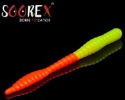 Силиконовая приманка SOOREX PRO Worm 80мм 1.3гр Сыр #311 Шартрез-Оранжевый/ Chartreuse-Orange 6шт/уп Силиконовая приманка SOOREX PRO Worm 80мм 1.3гр Сыр #311 Шартрез-Оранжевый/ Chartreuse-Orange 6шт/уп