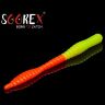 Силиконовая приманка SOOREX PRO Worm 80мм 1.3гр Сыр #311 Шартрез-Оранжевый/ Chartreuse-Orange 6шт/уп