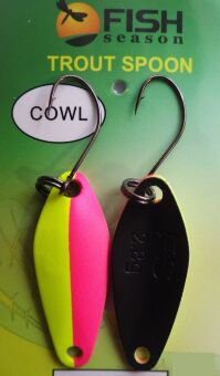 Блесна колеблющаяся FISH SEASONS Cowl 2.8гр  #24 Блесна колеблющаяся FISH SEASONS Cowl 2.8гр  #24