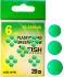 Бусина пластик FISH SEASON Plastic Bead Green/Glow Ø6мм зелёная со светонакоп 20шт/уп XA-9260-G6