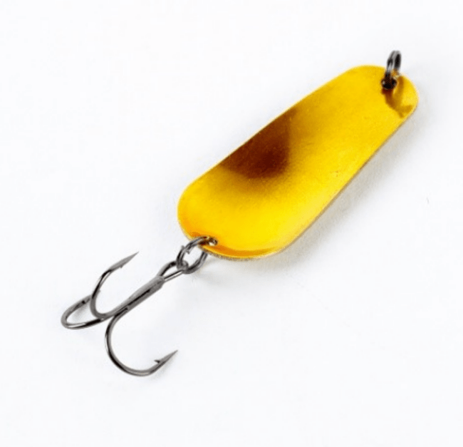 Блесна колеблющаяся РУССКАЯ РЫБАЛКА Шторлинг Б серебро/желтое 14гр