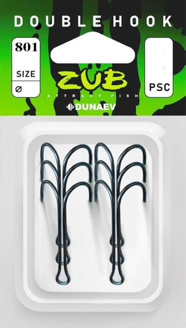 Крючок двойной ZUB 801 Long #4 8шт/уп Крючок двойной ZUB 801 Long #4 8шт/уп