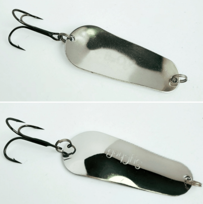 Блесна "Русская приманка" ШТОРЛИНГ 7 см/17 гр. Серебро/глянец