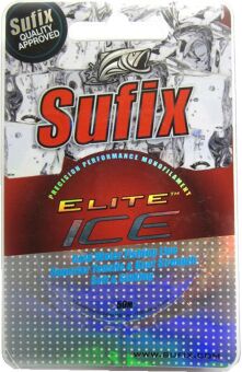 Леска монофил SUFIX Elite Ice 50м 0.225мм 4.4кг Леска монофил SUFIX Elite Ice 50м 0.225мм 4.4кг