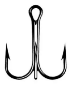 Крючок тройной CANNELLE 3205 BN №4 1шт.