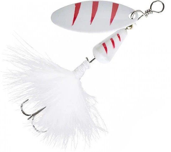 Блесна вращающаяся BALZER Colonel Fuzzy Bloody Snow 3гр, 13209 003