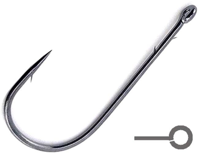 Крючок DECOY Worm 4 Strong Wire #5/0 черный никель 7шт/уп (800379)