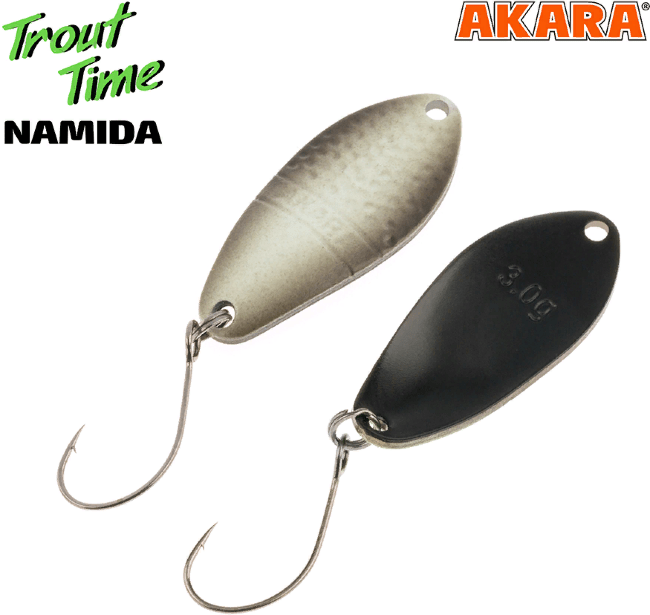Блесна колеблющаяся AKARA Trout Time Namida 30мм 3.0гр #58P