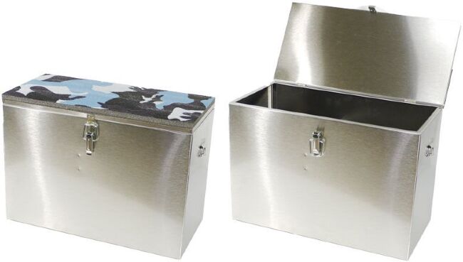 Рыболовный ящик металлический 400х290х190 Рыболовный ящик металлический 400х290х190