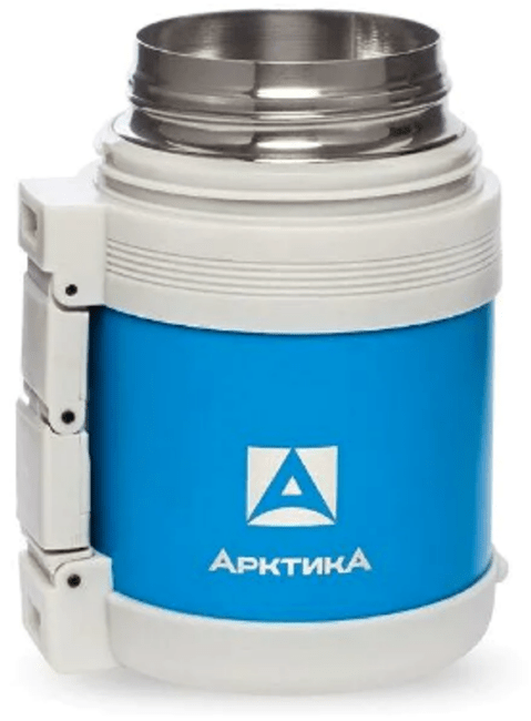 Термос АРКТИКА 202-600 с широким горлом 0.6л синий пластик