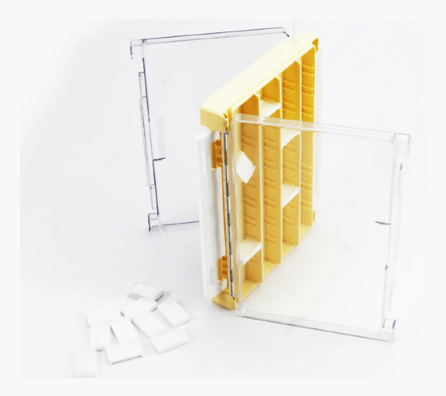 Коробка COLUMBIA двухсторонняя 180*115*40мм секция с пенкой /секция с отсеками