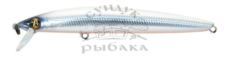 Воблер PONTOON21  Marionette Minnow 90SP-SR 90мм 7.4гр 0,3-0,5м 721 Alumina Ivory Back Silver Воблер PONTOON21  Marionette Minnow 90SP-SR 90мм 7.4гр 0,3-0,5м 721 Alumina Ivory Back Silver