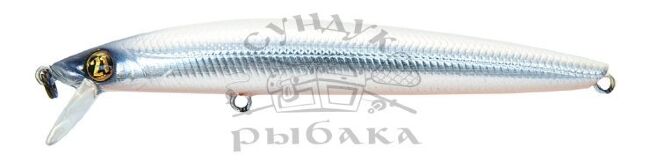 Воблер PONTOON21 Marionette Minnow 90SP-SR 90мм 7.4гр 0,3-0,5м 721 Alumina Ivory Back Silver Воблер PONTOON21 Marionette Minnow 90SP-SR 90мм 7.4гр 0,3-0,5м 721 Alumina Ivory Back Silver