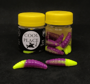 Силиконовая приманка COOL PLACE Maggot 1.6" Сыр #yellow/violet 10шт/уп Силиконовая приманка COOL PLACE Maggot 1.6" Сыр #yellow/violet 10шт/уп
