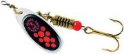 Блесна вращающаяся MEPPS Comet Black Fury Mouche AG/RG (серебро/красн) №0 2г Блесна вращающаяся MEPPS Comet Black Fury Mouche AG/RG (серебро/красн) №0 2г