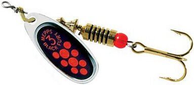 Блесна вращающаяся MEPPS Comet Black Fury Mouche AG/RG (серебро/красн) №0 2г Блесна вращающаяся MEPPS Comet Black Fury Mouche AG/RG (серебро/красн) №0 2г
