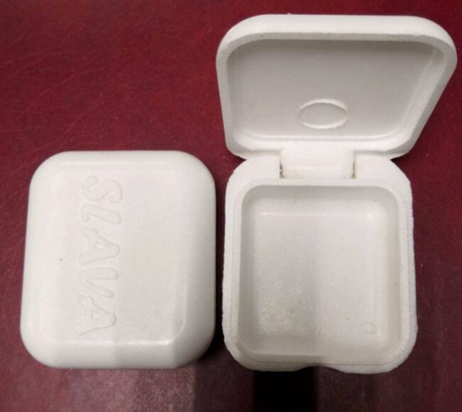 Мотыльница SLAVA пенопласт средняя 70*50мм Мотыльница SLAVA пенопласт средняя 70*50мм