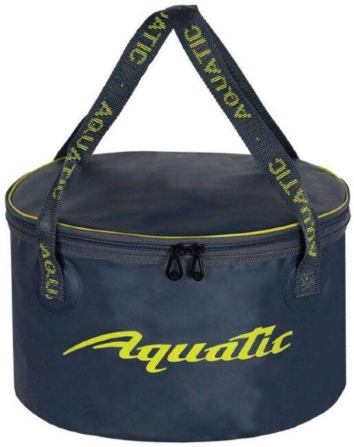 Ведро для замешивания корма герметичное малое AQUATIC 20л, 35х20см, синий В-11С