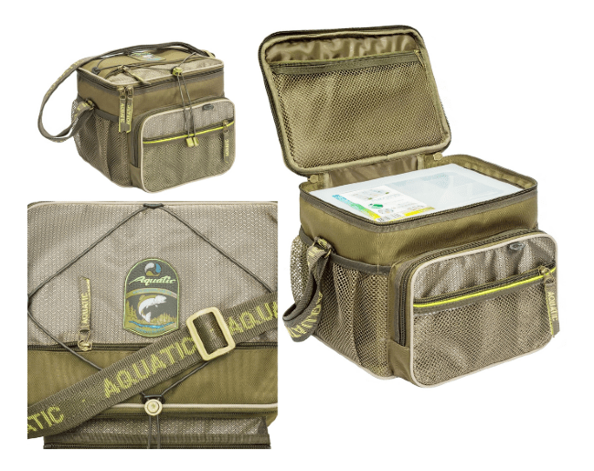 Сумка Aquatic СК-12 с 5 коробками FisherBox 19x26см (28х24х24см)